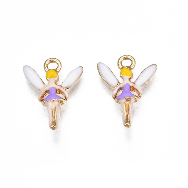 PandaHall Rack Plating Alloy Pendants, with Enamel, Cadmium Free & Lead Free, Fairy, Blue Violet, 17.5x12.5x3.5mm, Hole: 1.8mm Alloy+Enamel...
PandaHall Rack Plating Alloy Pendants, with Enamel, Cadmium Free & Lead Free, Fairy, Blue Violet, 17.5x12.5x3.5mm, Hole: 1.8mm Alloy+Enamel...