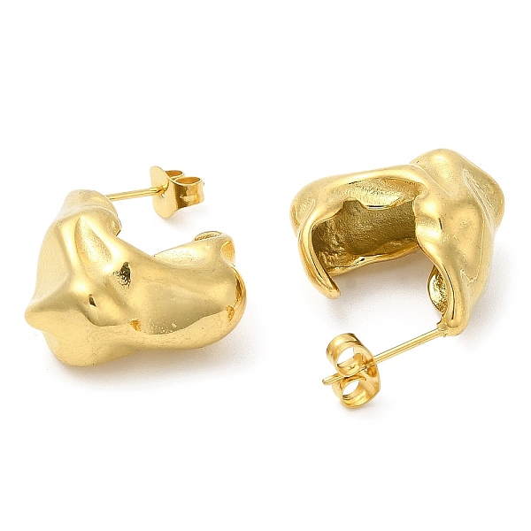 PandaHall Ion Plating(IP) 304 Stainless Steel Twist Stud Earrings, Half Hoop Earrings, Real 18K Gold Plated, 20.5x10mm 304 Stainless Steel...
PandaHall Ion Plating(IP) 304 Stainless Steel Twist Stud Earrings, Half Hoop Earrings, Real 18K Gold Plated, 20.5x10mm 304 Stainless Steel...