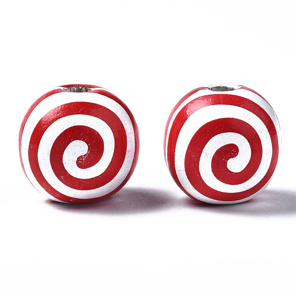 PandaHall Painted Natural Wood European Beads, Large Hole Beads, Printed, Round with Stripe, Red, 16x15mm, Hole: 4mm Wood Round Red
PandaHall Painted Natural Wood European Beads, Large Hole Beads, Printed, Round with Stripe, Red, 16x15mm, Hole: 4mm Wood Round Red