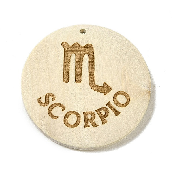 PandaHall Wood Pendants, Flat Round, Scorpio, 40x39x6mm, Hole: 1.6mm Wood Scorpio
PandaHall Wood Pendants, Flat Round, Scorpio, 40x39x6mm, Hole: 1.6mm Wood Scorpio