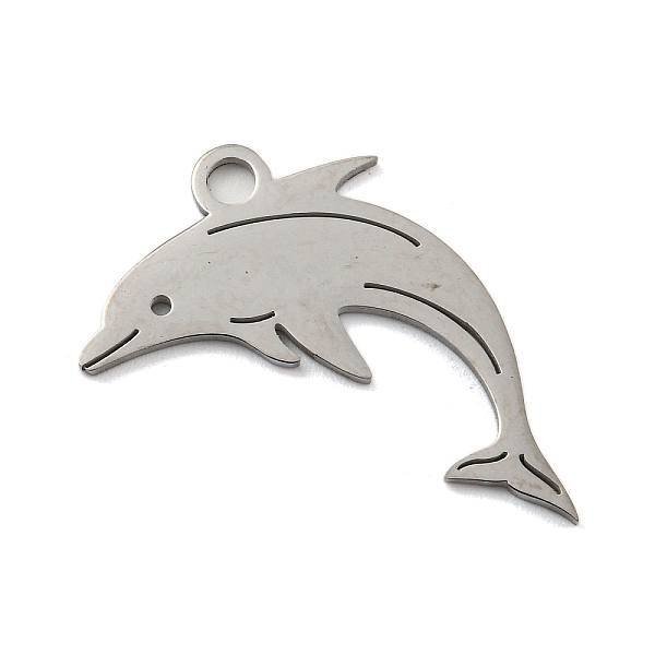 PandaHall 304 Stainless Steel Pendants, Laser Cut, Stainless Steel Color, Ocean Animal Charm, Dolphin, 15.5x26.5x1mm, Hole: 2.5mm 304...
PandaHall 304 Stainless Steel Pendants, Laser Cut, Stainless Steel Color, Ocean Animal Charm, Dolphin, 15.5x26.5x1mm, Hole: 2.5mm 304...
