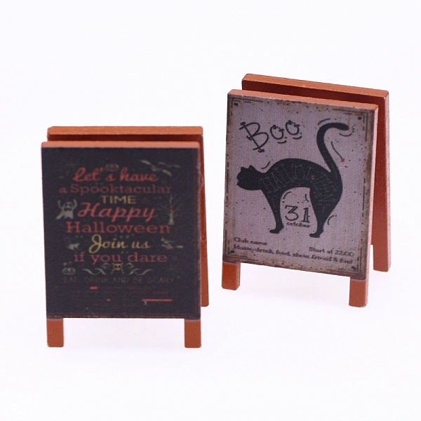 PandaHall Dollhouse Miniature Wooden Sign with Vintage Chalkboard Decoration, for Tea, Coffee, and Food Scene, Cat Shape, 38x26x52mm Wood..., Black
PandaHall Dollhouse Miniature Wooden Sign with Vintage Chalkboard Decoration, for Tea, Coffee, and Food Scene, Cat Shape, 38x26x52mm Wood..., Black