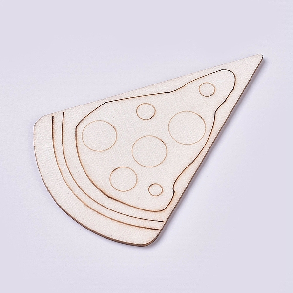 PandaHall Wood Cabochons, Wood Slices, DIY Decoration Accessories, Pizza, BurlyWood, 101x66x2mm Wood Food Orange
PandaHall Wood Cabochons, Wood Slices, DIY Decoration Accessories, Pizza, BurlyWood, 101x66x2mm Wood Food Orange