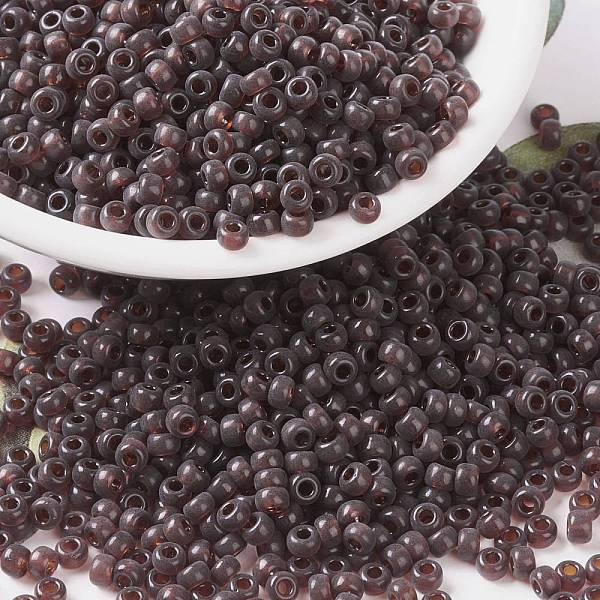 PandaHall MIYUKI Round Rocailles Beads, Japanese Seed Beads, 8/0, (RR2400) Transparent Dark Topaz, 8/0, 3mm, Hole: 1mm, about..., Brown
PandaHall MIYUKI Round Rocailles Beads, Japanese Seed Beads, 8/0, (RR2400) Transparent Dark Topaz, 8/0, 3mm, Hole: 1mm, about..., Brown