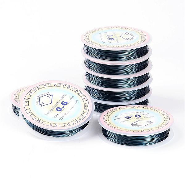 PandaHall Round Copper Jewelry Wire, Steel Blue, 22 Gauge, 0.6mm, about 19.68 Feet(6m)/roll Copper Round Blue
PandaHall Round Copper Jewelry Wire, Steel Blue, 22 Gauge, 0.6mm, about 19.68 Feet(6m)/roll Copper Round Blue