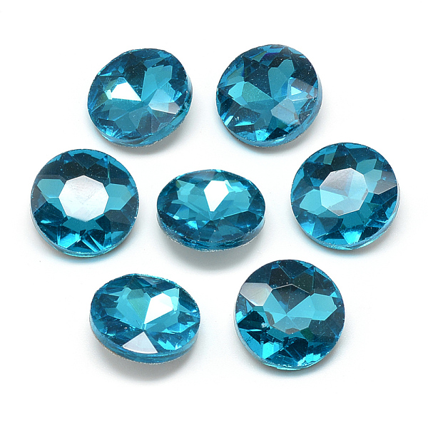 PandaHall Pointed Back Glass Rhinestone Cabochons, Back Plated, Faceted, Flat Round, Deep Sky Blue, 8x3.5mm Glass Rhinestone Flat Round Blue
PandaHall Pointed Back Glass Rhinestone Cabochons, Back Plated, Faceted, Flat Round, Deep Sky Blue, 8x3.5mm Glass Rhinestone Flat Round Blue