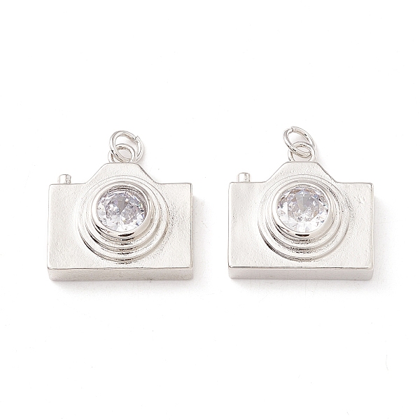PandaHall Brass Micro Pave Clear Cubic Zirconia Pendants, with Jump Rings, Cadmium Free & Lead Free, Long-Lasting Plated, Camera, Platinum...
PandaHall Brass Micro Pave Clear Cubic Zirconia Pendants, with Jump Rings, Cadmium Free & Lead Free, Long-Lasting Plated, Camera, Platinum...