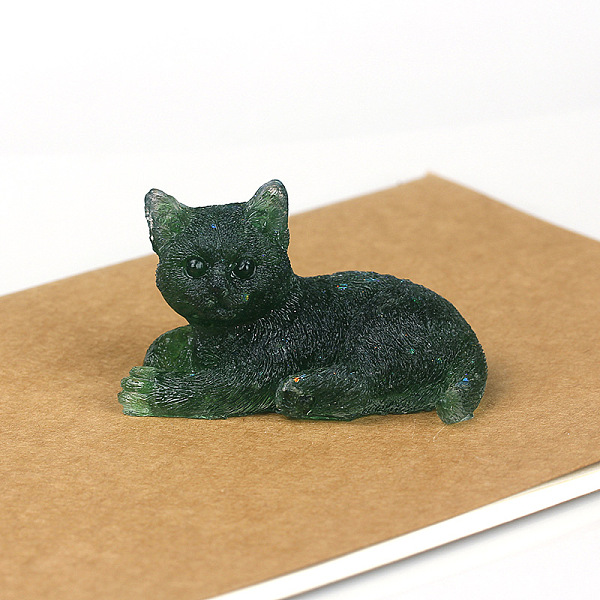 PandaHall Natural Gemstone Cat Display Decorations, Sequins Resin Figurine Home Decoration, for Home Feng Shui Ornament, 80x50x50mm Natural...
PandaHall Natural Gemstone Cat Display Decorations, Sequins Resin Figurine Home Decoration, for Home Feng Shui Ornament, 80x50x50mm Natural...