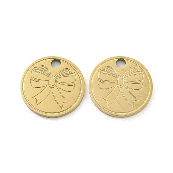 PandaHall Ion Plating(IP) 316L Stainless Steel Pendants, Real 18K Gold Plated, Flat Round Charm, Bowknot, 15x1.5mm, Hole: 2.2mm 316L...
PandaHall Ion Plating(IP) 316L Stainless Steel Pendants, Real 18K Gold Plated, Flat Round Charm, Bowknot, 15x1.5mm, Hole: 2.2mm 316L...