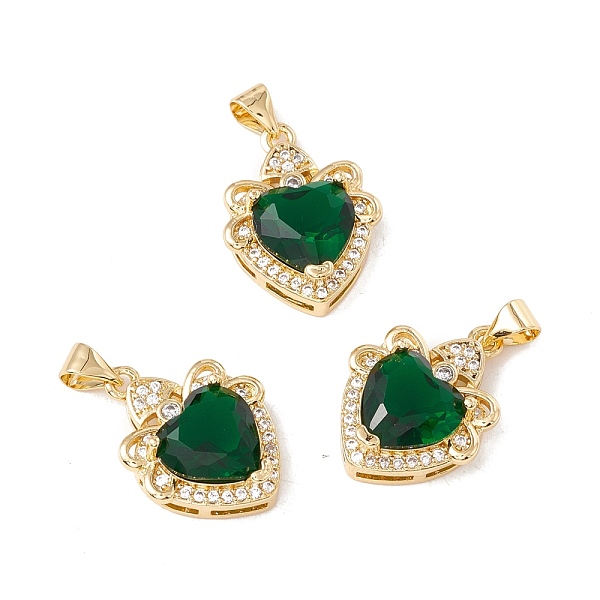 PandaHall Brass Micro Pave Green Cubic Zirconia Pendants, Cadmium Free & Lead Free, Heart, Real 18K Gold Plated, 21x16x7mm, Hole: 3x4mm...
PandaHall Brass Micro Pave Green Cubic Zirconia Pendants, Cadmium Free & Lead Free, Heart, Real 18K Gold Plated, 21x16x7mm, Hole: 3x4mm...