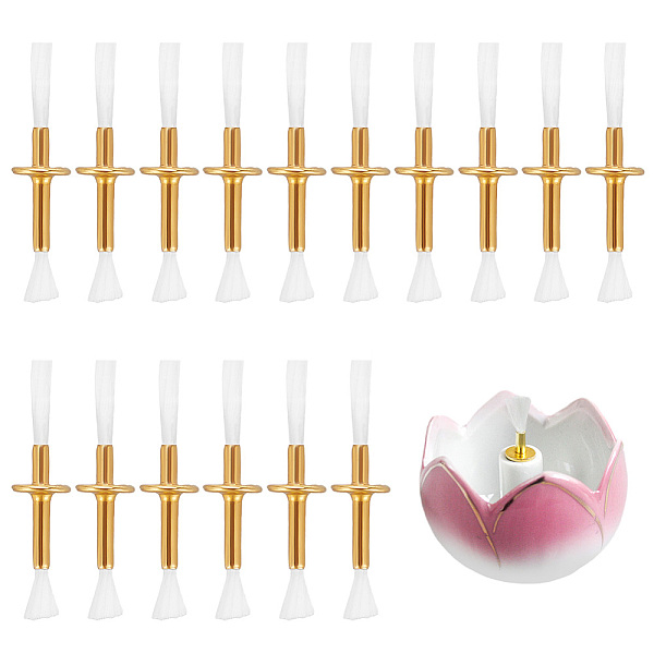 PandaHall PH 20pcs Fiberglass Wicks with Brass Tube 2.2 Inch Tube Wick Holder Replacement Fiberglass Torch Wicks Fiberglass Candle Wick..., White
PandaHall PH 20pcs Fiberglass Wicks with Brass Tube 2.2 Inch Tube Wick Holder Replacement Fiberglass Torch Wicks Fiberglass Candle Wick..., White
