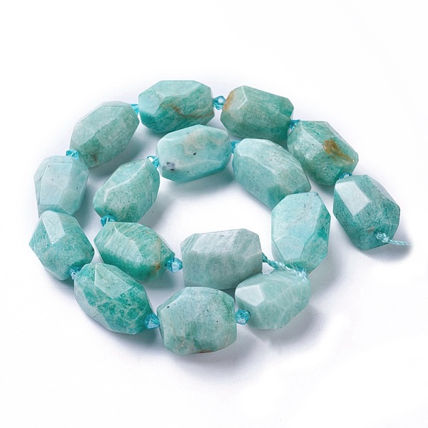 PandaHall Natural Amazonite Beads Strands, Faceted, Polygon, 19~22x12~18mm, Hole: 1.5mm, about 16~17pcs/strand, 15.15 inch~16.14 inch...
PandaHall Natural Amazonite Beads Strands, Faceted, Polygon, 19~22x12~18mm, Hole: 1.5mm, about 16~17pcs/strand, 15.15 inch~16.14 inch...