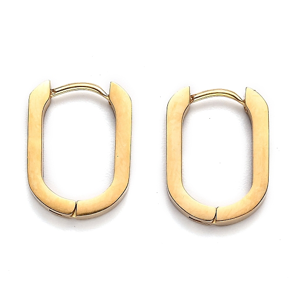 PandaHall 304 Stainless Steel Huggie Hoop Earrings, Oval, Golden, 17x12.5x3mm, Pin: 1mm 304 Stainless Steel Oval
PandaHall 304 Stainless Steel Huggie Hoop Earrings, Oval, Golden, 17x12.5x3mm, Pin: 1mm 304 Stainless Steel Oval