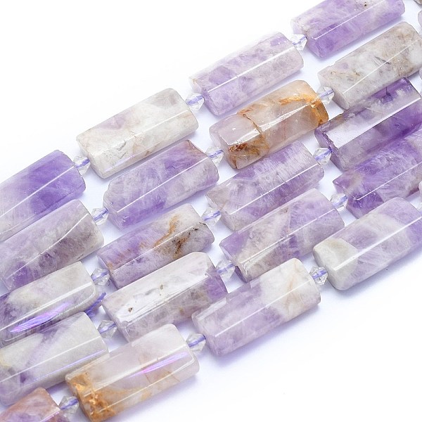 PandaHall Natural Amethyst Beads Strands, Rectangle, Faceted, Alice Blue, 27~29x13~14x6~7mm, Hole: 1.5mm, about 12pcs/Strand, 14.96 inch...
PandaHall Natural Amethyst Beads Strands, Rectangle, Faceted, Alice Blue, 27~29x13~14x6~7mm, Hole: 1.5mm, about 12pcs/Strand, 14.96 inch...
