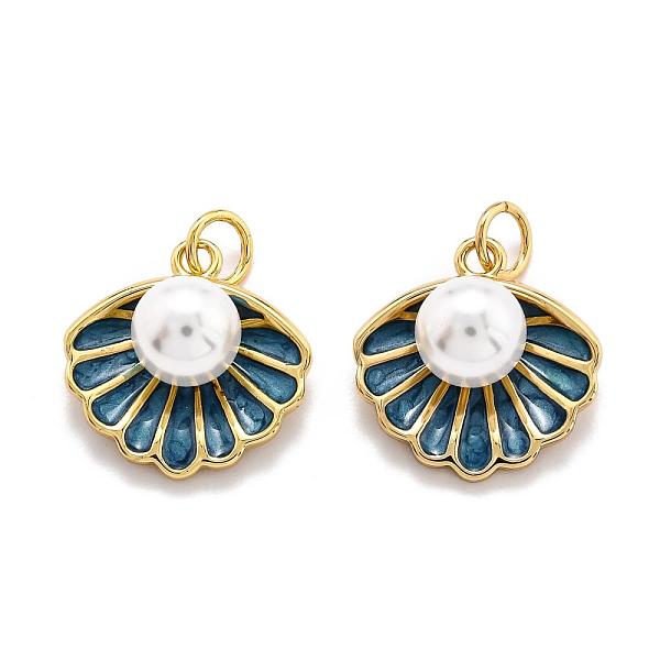 PandaHall Brass Enamel Pendants, with Shell Bead and Jump Ring, Long-Lasting Plated, Real 18K Gold Plated, Shell Shape, Marine Blue...
PandaHall Brass Enamel Pendants, with Shell Bead and Jump Ring, Long-Lasting Plated, Real 18K Gold Plated, Shell Shape, Marine Blue...