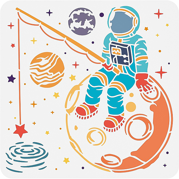 PandaHall PET Hollow Out Drawing Painting Stencils, for DIY Scrapbook, Photo Album, Space Theme Pattern, 30x30cm Plastic Spaceship
PandaHall PET Hollow Out Drawing Painting Stencils, for DIY Scrapbook, Photo Album, Space Theme Pattern, 30x30cm Plastic Spaceship