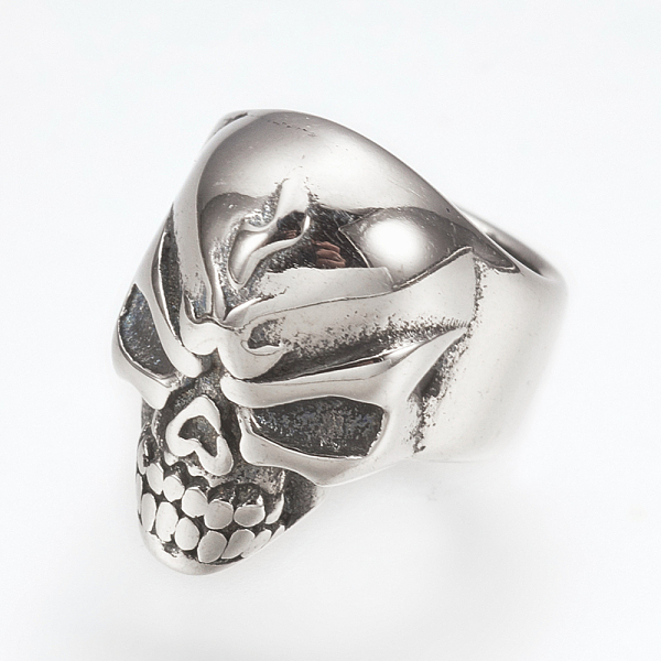 PandaHall 316 Surgical Stainless Steel Slide Charms, Skull, Antique Silver, 13.5x10.5x13.5mm, Hole: 8mm 316 Surgical Stainless Steel Skull
PandaHall 316 Surgical Stainless Steel Slide Charms, Skull, Antique Silver, 13.5x10.5x13.5mm, Hole: 8mm 316 Surgical Stainless Steel Skull