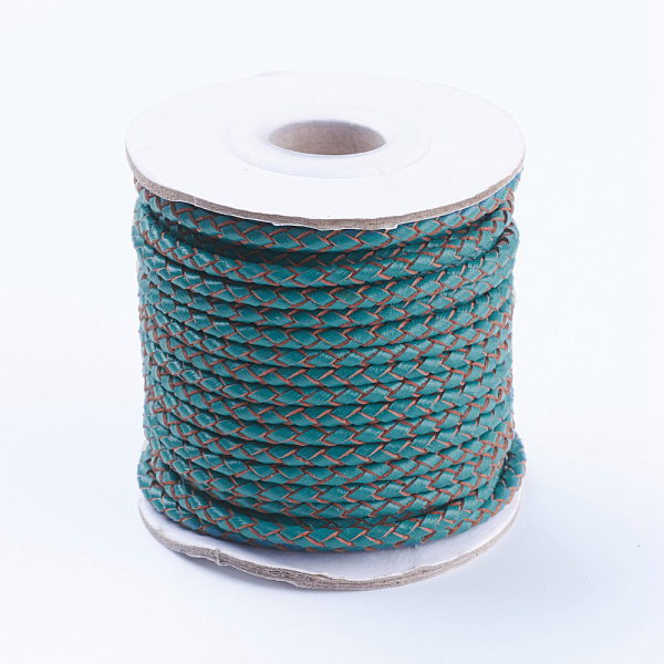 PandaHall Round Braided Cowhide Cords, Cadet Blue, 3mm, about 10.93 yards(10m)/roll Cowhide Round Blue
PandaHall Round Braided Cowhide Cords, Cadet Blue, 3mm, about 10.93 yards(10m)/roll Cowhide Round Blue