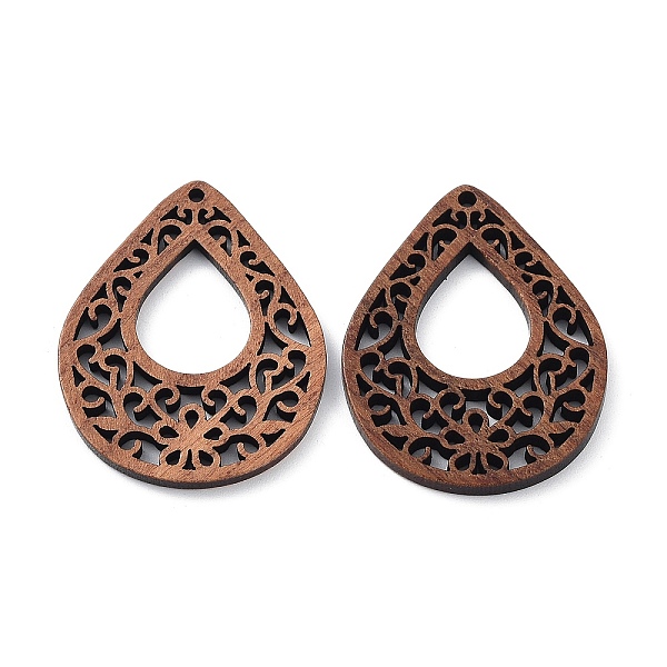 PandaHall Walnut Wood Laser Cut Pendants, Hollow Charms, Undyed, Teardrop, 35x28x2.6mm, Hole: 1.6mm Wood Teardrop Brown
PandaHall Walnut Wood Laser Cut Pendants, Hollow Charms, Undyed, Teardrop, 35x28x2.6mm, Hole: 1.6mm Wood Teardrop Brown