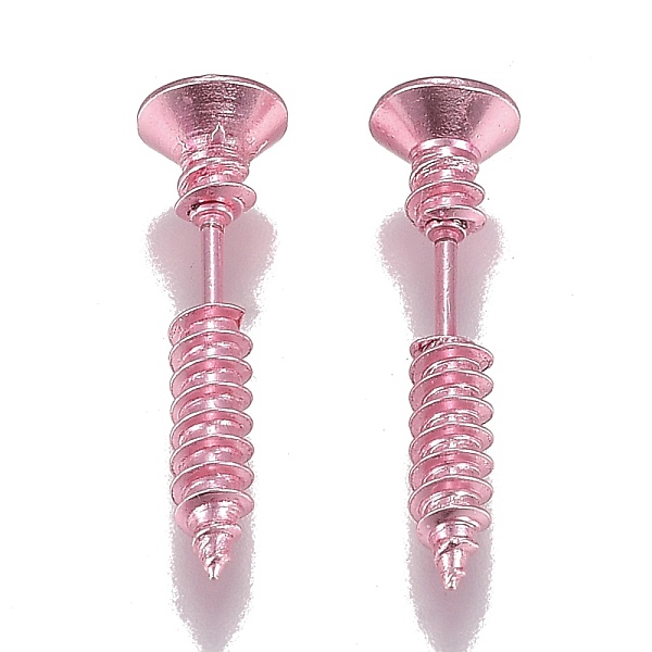 PandaHall Vacuum Plating 304 Stainless Steel Unisex Punk Hip-hop Rock Nail Shape Screw Pierced Stud Earrings, Pink, 25.5x7mm, Pin: 1mm 304...
PandaHall Vacuum Plating 304 Stainless Steel Unisex Punk Hip-hop Rock Nail Shape Screw Pierced Stud Earrings, Pink, 25.5x7mm, Pin: 1mm 304...