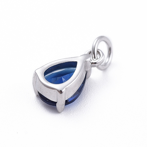 PandaHall Brass Micro Pave Cubic Zirconia Pendants, with Jump Ring, Teardrop, Platinum, Blue, 11.5x6.5x4mm, Hole: 3mm Brass+Cubic Zirconia...
PandaHall Brass Micro Pave Cubic Zirconia Pendants, with Jump Ring, Teardrop, Platinum, Blue, 11.5x6.5x4mm, Hole: 3mm Brass+Cubic Zirconia...