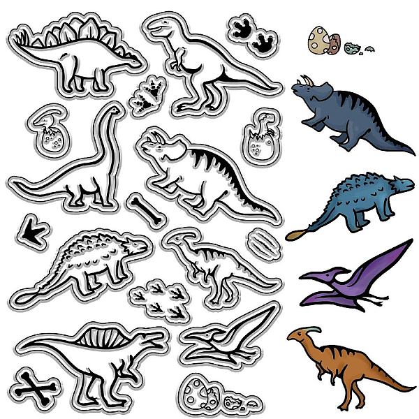 PandaHall CRASPIRE Dinosaur Clear Stamps Bones Paw Prints Dinosaur Eggs Reusable Retro Transparent Silicone Stamp Seals for Photo Album...
PandaHall CRASPIRE Dinosaur Clear Stamps Bones Paw Prints Dinosaur Eggs Reusable Retro Transparent Silicone Stamp Seals for Photo Album...