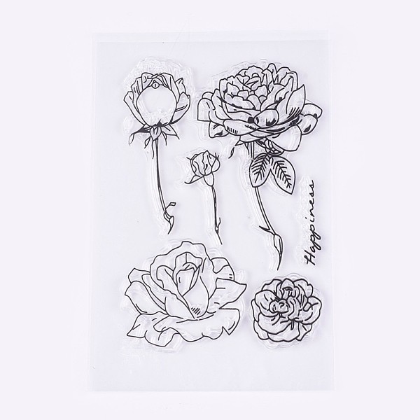 PandaHall Silicone Stamps, for DIY Scrapbooking, Photo Album Decorative, Cards Making, Rose, Clear, 10~91x20~54mm Silicone Clear
PandaHall Silicone Stamps, for DIY Scrapbooking, Photo Album Decorative, Cards Making, Rose, Clear, 10~91x20~54mm Silicone Clear