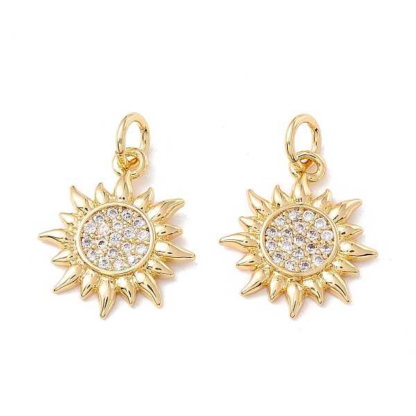 PandaHall Brass Micro Pave Clear Cubic Zirconia Pendants, with Jump Rings, Cadmium Free & Lead Free, Long-Lasting Plated, Sun, Real 18K Gold...
PandaHall Brass Micro Pave Clear Cubic Zirconia Pendants, with Jump Rings, Cadmium Free & Lead Free, Long-Lasting Plated, Sun, Real 18K Gold...
