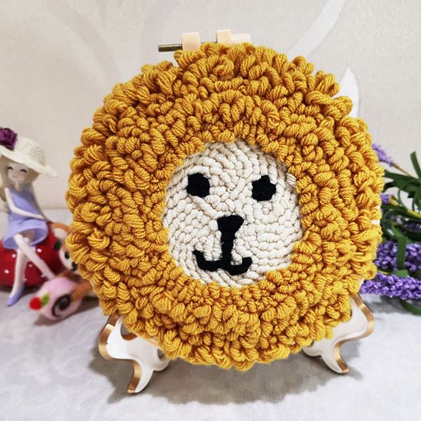 PandaHall DIY Punch Needle Kits, Lion Pattern, for DIY Craft Stitching, 22x21.5x0.1cm Metal Multicolor
PandaHall DIY Punch Needle Kits, Lion Pattern, for DIY Craft Stitching, 22x21.5x0.1cm Metal Multicolor