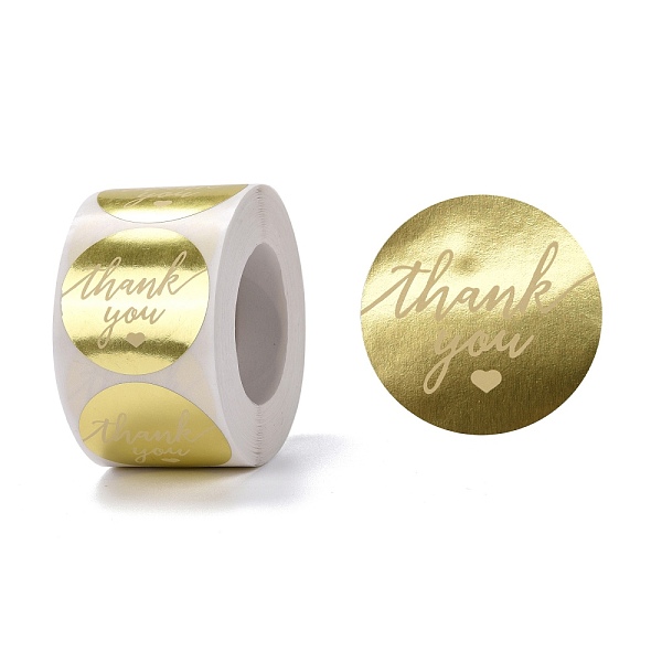 PandaHall Flat Round Paper Thank You Stickers, Word Thank you, Self-Adhesive Gift Tag Labels Youstickers, Gold, 6.95x4.15cm, 500pcs/roll...
PandaHall Flat Round Paper Thank You Stickers, Word Thank you, Self-Adhesive Gift Tag Labels Youstickers, Gold, 6.95x4.15cm, 500pcs/roll...
