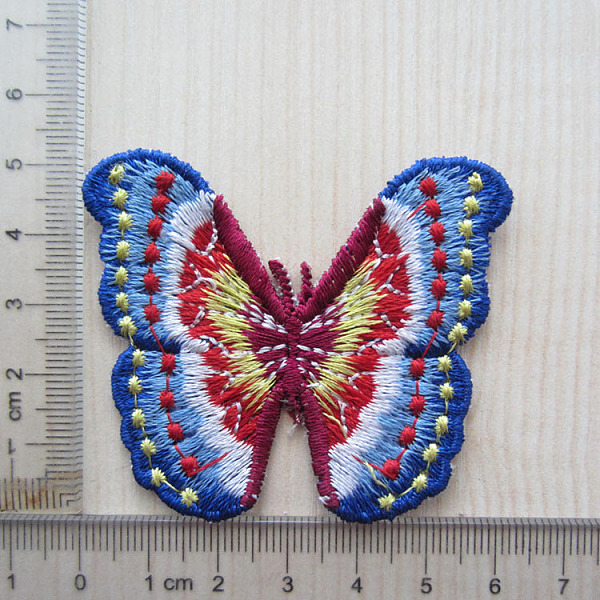 PandaHall Butterfly Shape Computerized Embroidery Cloth Iron on/Sew on Patches, Costume Accessories, Medium Blue, 60x70mm Cloth Butterfly
PandaHall Butterfly Shape Computerized Embroidery Cloth Iron on/Sew on Patches, Costume Accessories, Medium Blue, 60x70mm Cloth Butterfly