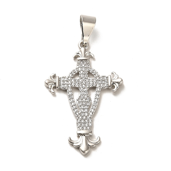 PandaHall Brass Micro Pave Cubic Zirconia Pendants, Long-Lasting Plated, Cross, Platinum, 41x26x2.5mm, Hole: 10x4.5mm Brass+Cubic Zirconia..., Clear
PandaHall Brass Micro Pave Cubic Zirconia Pendants, Long-Lasting Plated, Cross, Platinum, 41x26x2.5mm, Hole: 10x4.5mm Brass+Cubic Zirconia..., Clear