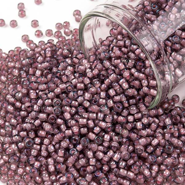 PandaHall TOHO Round Seed Beads, Japanese Seed Beads, (305) Inside Color Crystal/Blush Lined, 11/0, 2.2mm, Hole: 0.8mm, about 5555pcs/50g...
PandaHall TOHO Round Seed Beads, Japanese Seed Beads, (305) Inside Color Crystal/Blush Lined, 11/0, 2.2mm, Hole: 0.8mm, about 5555pcs/50g...