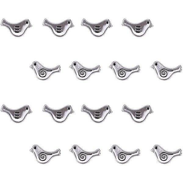 PandaHall 60 Pcs Bird Head Loose Spacer Alloy Beads, Tibetan Style Metal Spacer Beads Creative Connector Charm Beads Craft Supplies Charms...
PandaHall 60 Pcs Bird Head Loose Spacer Alloy Beads, Tibetan Style Metal Spacer Beads Creative Connector Charm Beads Craft Supplies Charms...