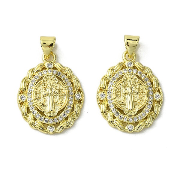 PandaHall Brass Micro Pave Cubic Zirconia Pendants, Real 18K Gold Plated, Oval, 22x17.5x3.5mm, Hole: 4x3mm Brass+Cubic Zirconia Oval Clear
PandaHall Brass Micro Pave Cubic Zirconia Pendants, Real 18K Gold Plated, Oval, 22x17.5x3.5mm, Hole: 4x3mm Brass+Cubic Zirconia Oval Clear