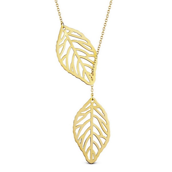PandaHall SHEGRACE Fashion Filigree 925 Sterling Silver Pendant Lariat Necklace, with Leaves Pendant, Real 24K Gold Plated, 15.7 inch(40cm)...
PandaHall SHEGRACE Fashion Filigree 925 Sterling Silver Pendant Lariat Necklace, with Leaves Pendant, Real 24K Gold Plated, 15.7 inch(40cm)...