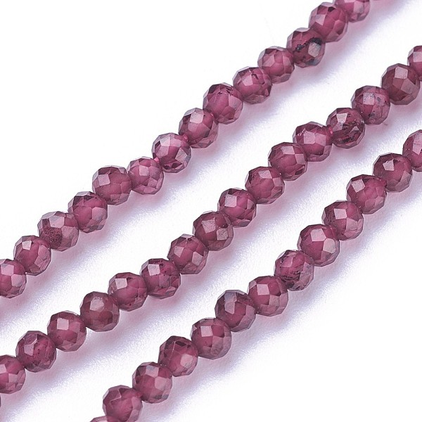 PandaHall Natural Garnet Beads Strands, Faceted, Round, 2~2.5mm, Hole: 0.5mm, about 180~200pcs/strand, 14.5~16.1 inch(37~41cm) Garnet Round..., Red
PandaHall Natural Garnet Beads Strands, Faceted, Round, 2~2.5mm, Hole: 0.5mm, about 180~200pcs/strand, 14.5~16.1 inch(37~41cm) Garnet Round..., Red