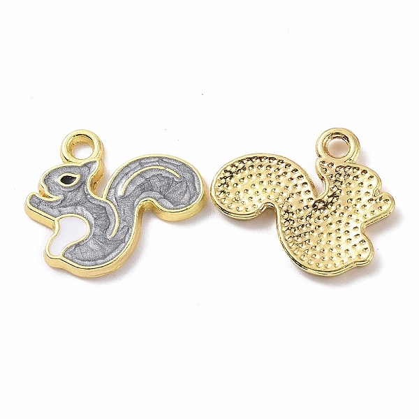PandaHall Alloy Enamel Pendants, Squirrel Charm, Golden, Light Grey, 16x18x1.5mm, Hole: 1.8mm Alloy+Enamel Other Animal
PandaHall Alloy Enamel Pendants, Squirrel Charm, Golden, Light Grey, 16x18x1.5mm, Hole: 1.8mm Alloy+Enamel Other Animal