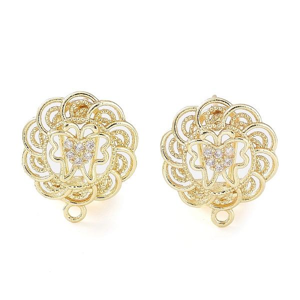 PandaHall Hollow Butterfly Brass Micro Pave Cubic Zirconia Stud Earrings Finding, with Horizontal Loops, Cadmium Free & Lead Free, Real 18K..., Clear
PandaHall Hollow Butterfly Brass Micro Pave Cubic Zirconia Stud Earrings Finding, with Horizontal Loops, Cadmium Free & Lead Free, Real 18K..., Clear