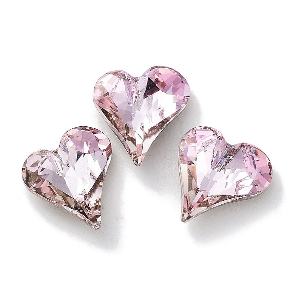 PandaHall Glass Rhinestone Cabochons, Point Back & Back Plated, Faceted, Heart, Light Peach, 13x12x5mm Glass Rhinestone Heart Pink
PandaHall Glass Rhinestone Cabochons, Point Back & Back Plated, Faceted, Heart, Light Peach, 13x12x5mm Glass Rhinestone Heart Pink