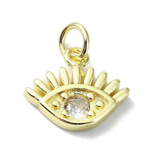 PandaHall Eye Theme Brass Micro Pave Cubic Zirconia Charms, with Jump Ring, Real 18K Gold Plated, Eye, 11x13x2.5mm, Hole: 3mm Brass+Cubic..., Clear
PandaHall Eye Theme Brass Micro Pave Cubic Zirconia Charms, with Jump Ring, Real 18K Gold Plated, Eye, 11x13x2.5mm, Hole: 3mm Brass+Cubic..., Clear