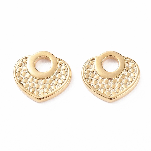 PandaHall 304 Stainless Steel Pendants Cabochon Setting for Enamel, Heart, Golden, 14x15x2mm, Hole: 4mm 304 Stainless Steel Heart
PandaHall 304 Stainless Steel Pendants Cabochon Setting for Enamel, Heart, Golden, 14x15x2mm, Hole: 4mm 304 Stainless Steel Heart