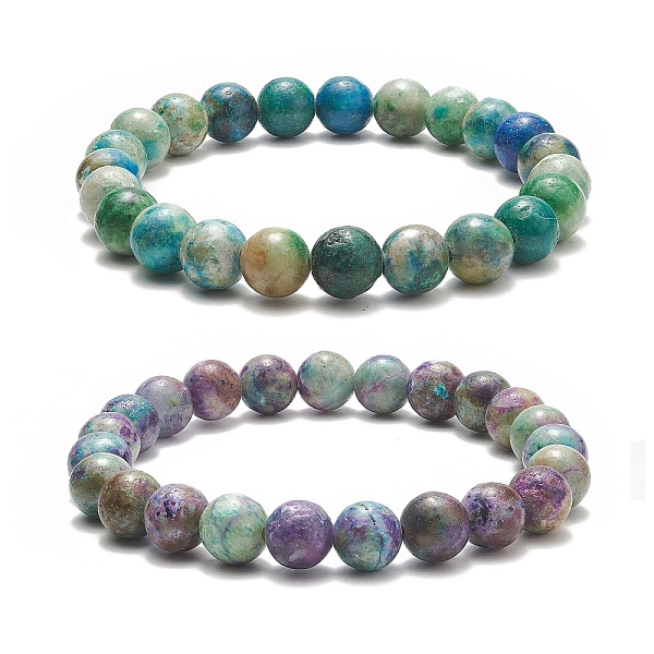 PandaHall Natural Calcite Beaded Stretch Bracelet Sets, for Men Women, Inner Diameter: 2-1/8 inch(5.35cm), 2pcs/set Calcite
PandaHall Natural Calcite Beaded Stretch Bracelet Sets, for Men Women, Inner Diameter: 2-1/8 inch(5.35cm), 2pcs/set Calcite