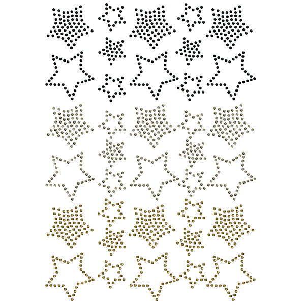 PandaHall Glass Hotfix Rhinestone, Iron on Appliques, Costume Accessories, for Clothes, Bags, Pants, Star, 297x210mm Glass Rhinestone Star
PandaHall Glass Hotfix Rhinestone, Iron on Appliques, Costume Accessories, for Clothes, Bags, Pants, Star, 297x210mm Glass Rhinestone Star
