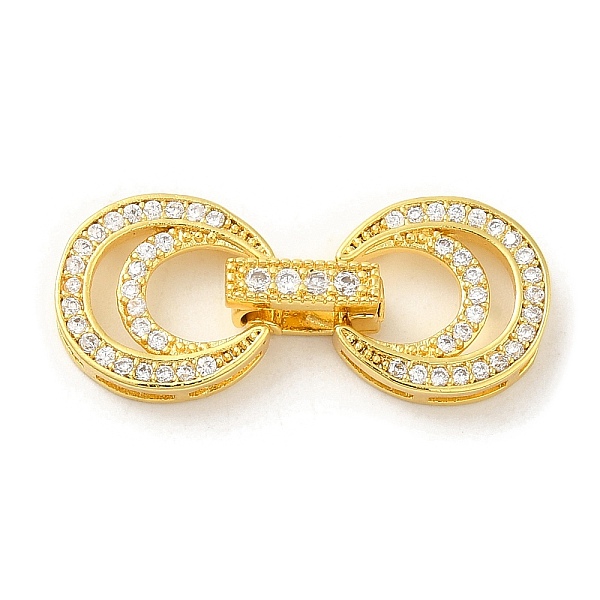 PandaHall Rack Plating Brass Micro Pave Clear Cubic Zirconia Fold Over Clasps, Long-Lasting Plated, Moon, Real 18K Gold Plated, 27mm, Round...
PandaHall Rack Plating Brass Micro Pave Clear Cubic Zirconia Fold Over Clasps, Long-Lasting Plated, Moon, Real 18K Gold Plated, 27mm, Round...
