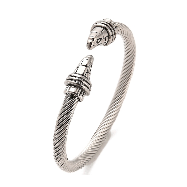 PandaHall 304 Stainless Steel Eagle Cuff Bangles, Torque Bangles, Antique Silver, Inner Diameter: 2-3/8 inch(6.15cm) 304 Stainless Steel...
PandaHall 304 Stainless Steel Eagle Cuff Bangles, Torque Bangles, Antique Silver, Inner Diameter: 2-3/8 inch(6.15cm) 304 Stainless Steel...