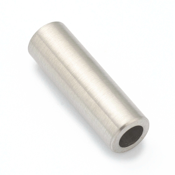 PandaHall 304 Stainless Steel Magnetic Clasps with Glue-in Ends, Column, Stainless Steel Color, Hole: 3mm, 16mm 304 Stainless Steel Column
PandaHall 304 Stainless Steel Magnetic Clasps with Glue-in Ends, Column, Stainless Steel Color, Hole: 3mm, 16mm 304 Stainless Steel Column