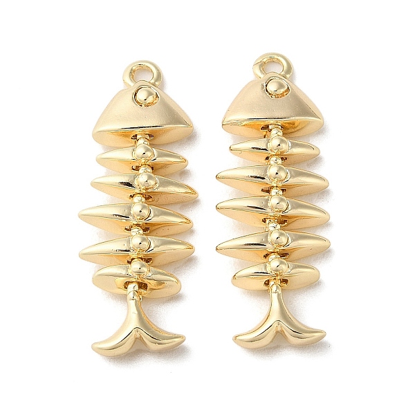 PandaHall Brass Pendants, Fishbone Charms, Real 18K Gold Plated, 30x10x4.5mm, Hole: 1.6mm Brass Fish
PandaHall Brass Pendants, Fishbone Charms, Real 18K Gold Plated, 30x10x4.5mm, Hole: 1.6mm Brass Fish