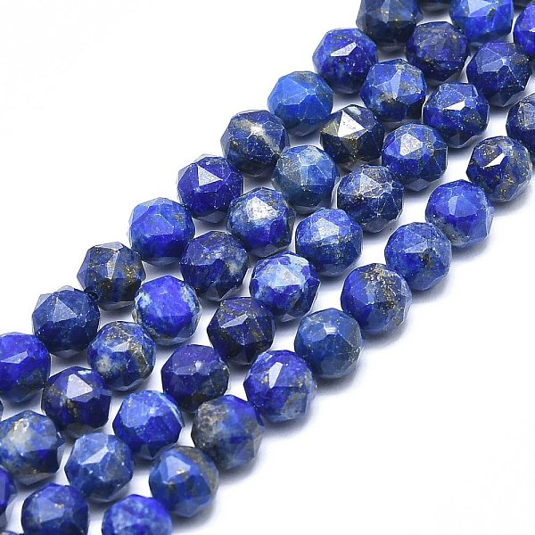 PandaHall Natural Lapis Lazuli Beads Strands, Faceted, Round, 8mm, Hole: 1.2mm, about 46~48pcs/strand, 15.59 inch(39.6cm) Lapis Lazuli Round
PandaHall Natural Lapis Lazuli Beads Strands, Faceted, Round, 8mm, Hole: 1.2mm, about 46~48pcs/strand, 15.59 inch(39.6cm) Lapis Lazuli Round