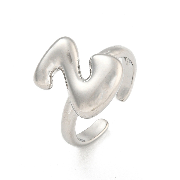 PandaHall Brass Letter Open Cuff Rings for Women, Adjustable, Platinum, Letter Z, 15~16.5x7~16.5mm Brass Letter Z
PandaHall Brass Letter Open Cuff Rings for Women, Adjustable, Platinum, Letter Z, 15~16.5x7~16.5mm Brass Letter Z